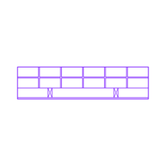 Buildings Masonry Walls Brick Drywall Double Stencil Svg Design File, Free Vectors File